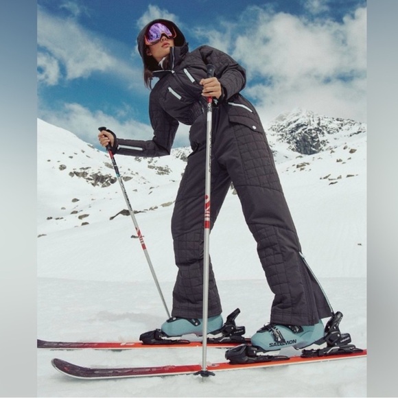 Free People Jackets & Blazers - NWT Free People All Prepped Ski Suit Black